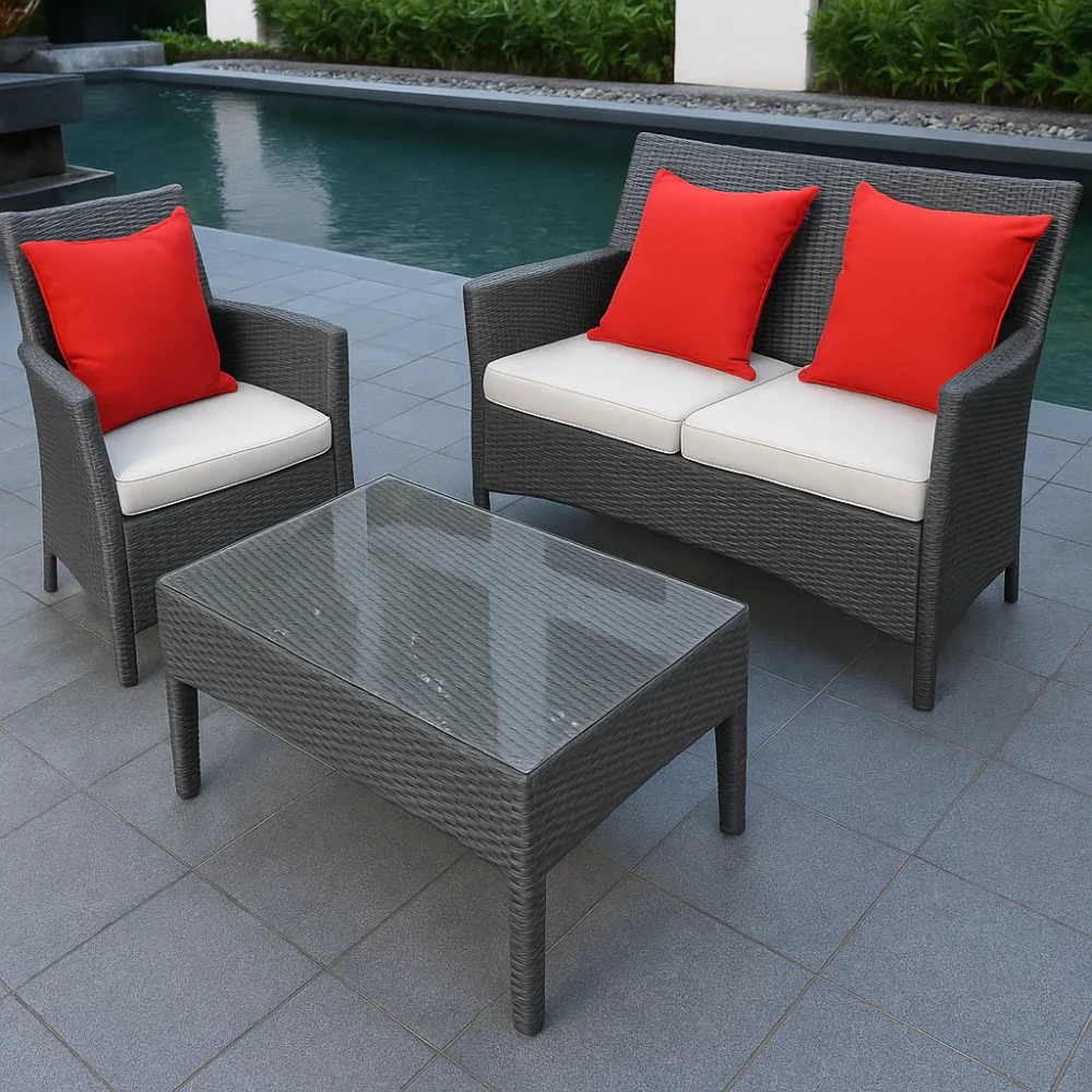 Rattan Georgia Sofa Set 1 - Image 3