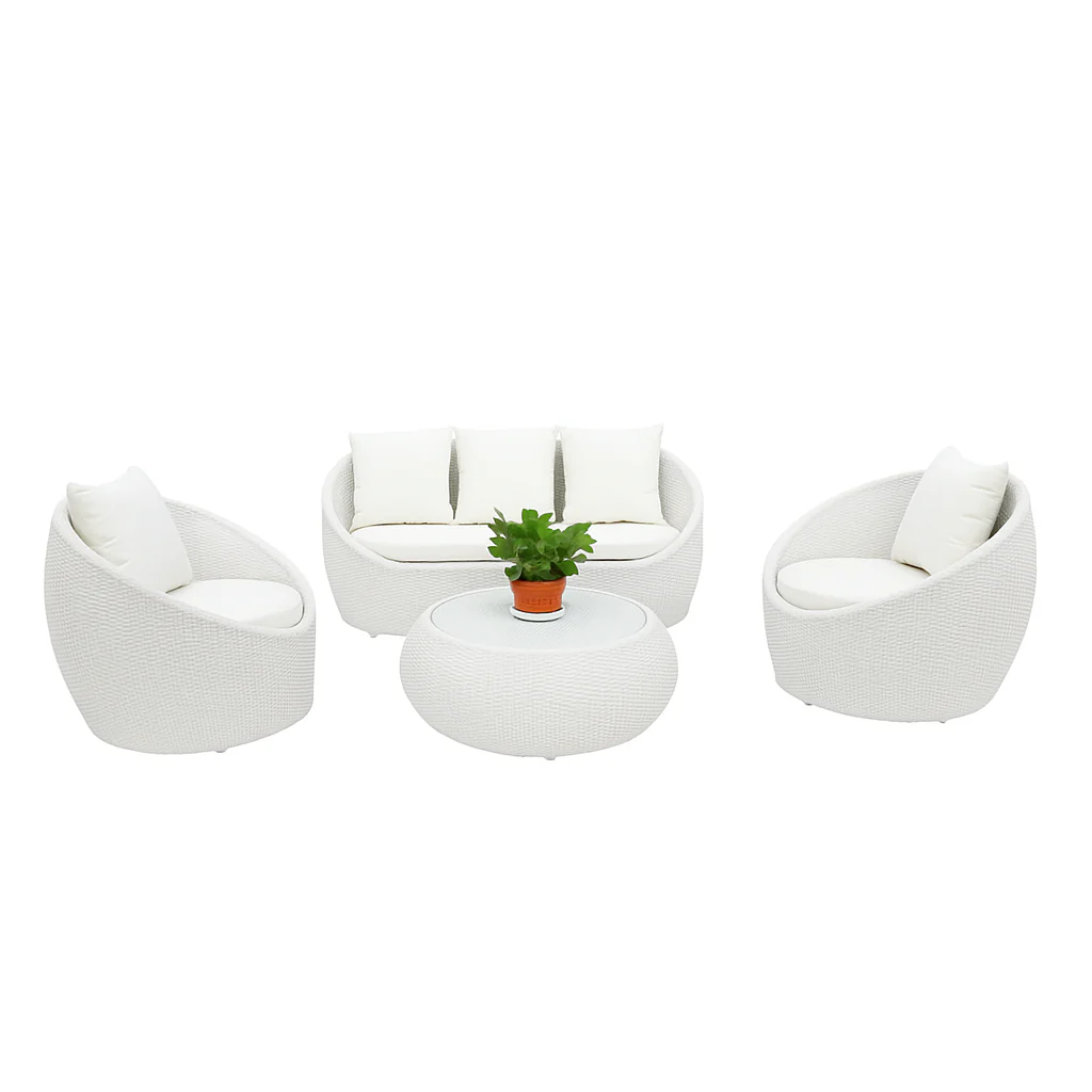 Rattan Ghobi Sofa Set - Image 2
