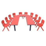 AH-U-Shaped Learning Table Set