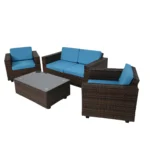Rattan Cane Sofa Set 75