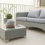 Rattan Two Seater Sofa Set