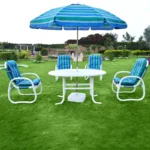 WA UPVC Miami Chair Garden Set