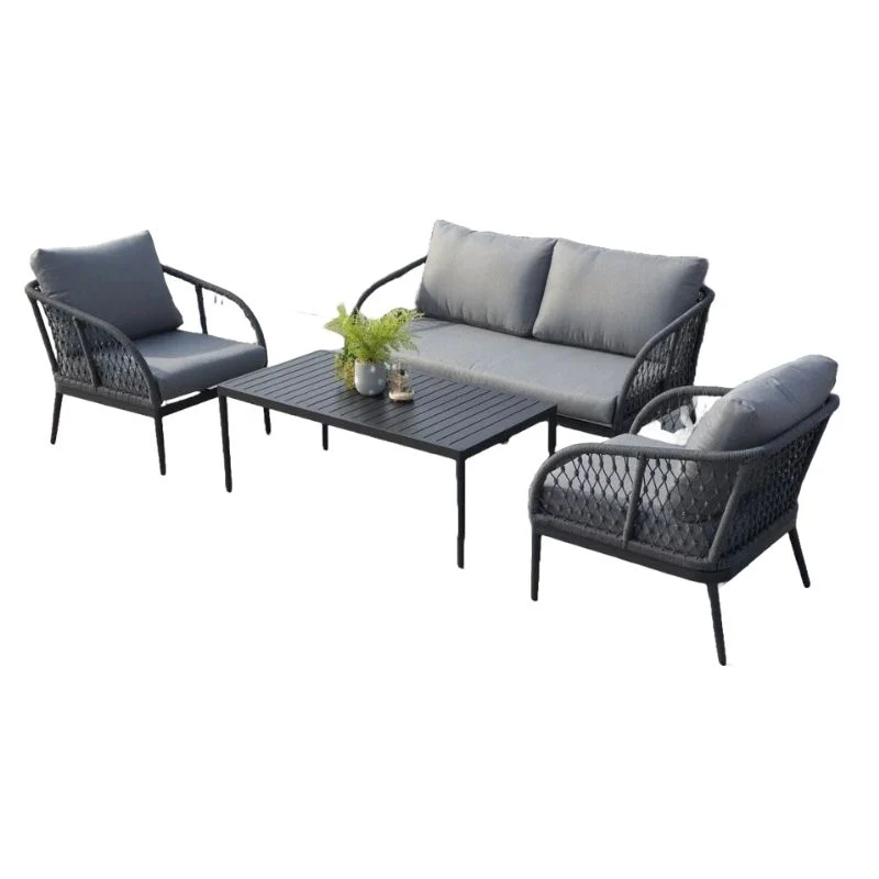 Graphite Grace Lounge Sofa Set - Image 3