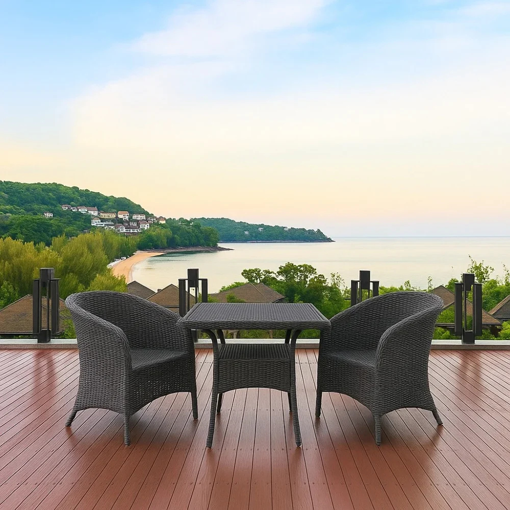 Rattan Sunshine Chair Set - Image 3