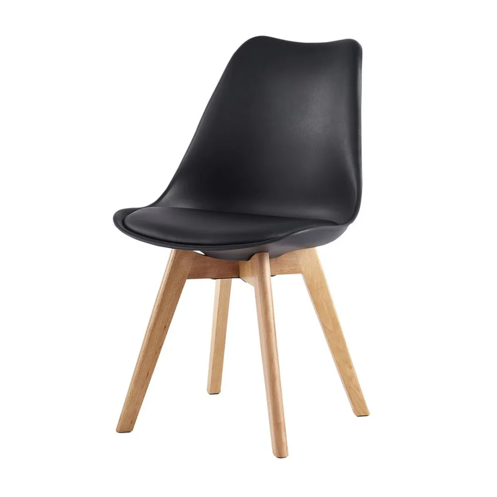Wooden legs Plastic Chair-02 - Image 11